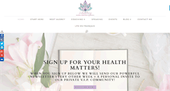 Desktop Screenshot of lotuspowerhealth.com