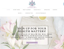 Tablet Screenshot of lotuspowerhealth.com